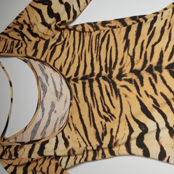 CLEO Apparel Leopard Dress  Size L - Picture 3 of 9